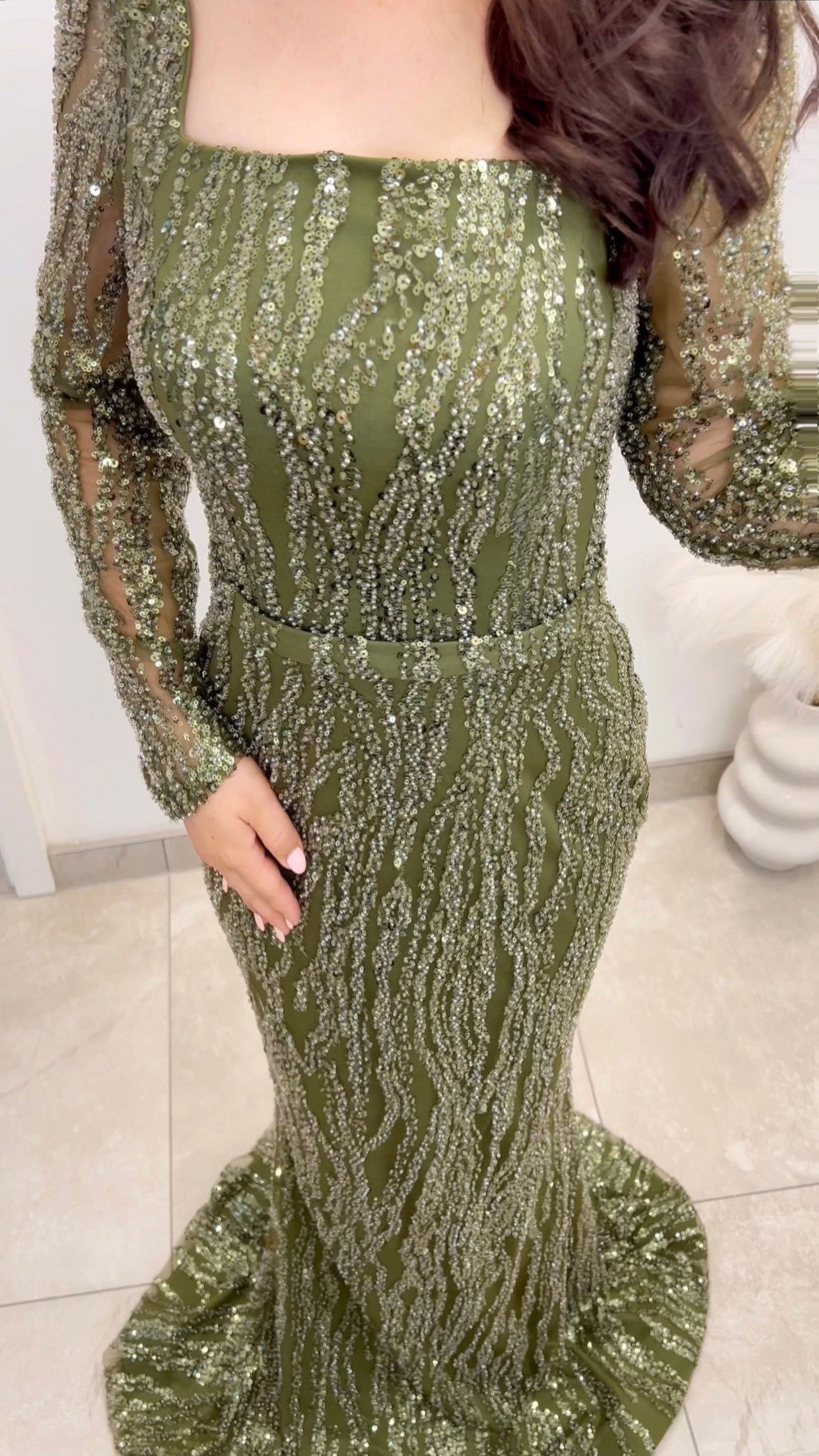 Selen Dress Khaki